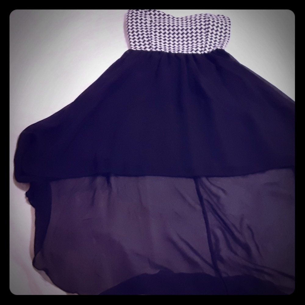 Backless Hi-lo dress